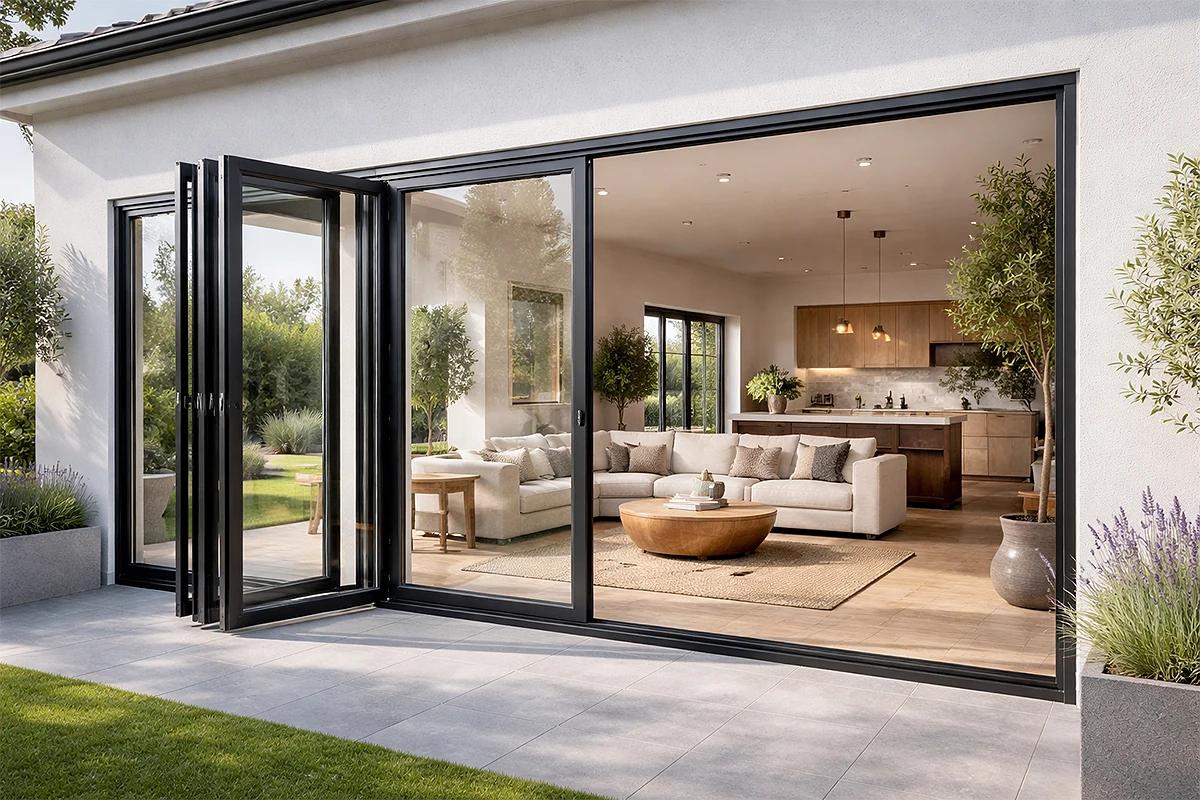 Slimline Aluminium Bi-Fold Door