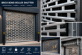 Brick Bond Roller Shutter