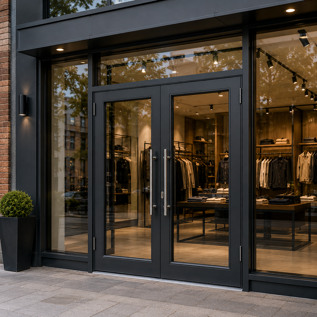 Aluminium Shop Front Door