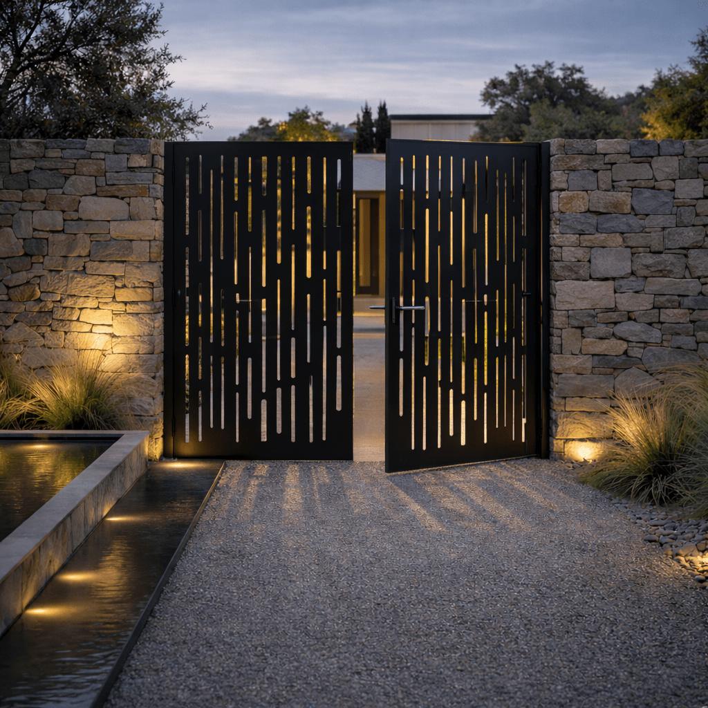 Swing Metal Gate