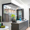 Pass-Through Bi-Fold Window